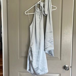 Satin mini dress from fashion nova.